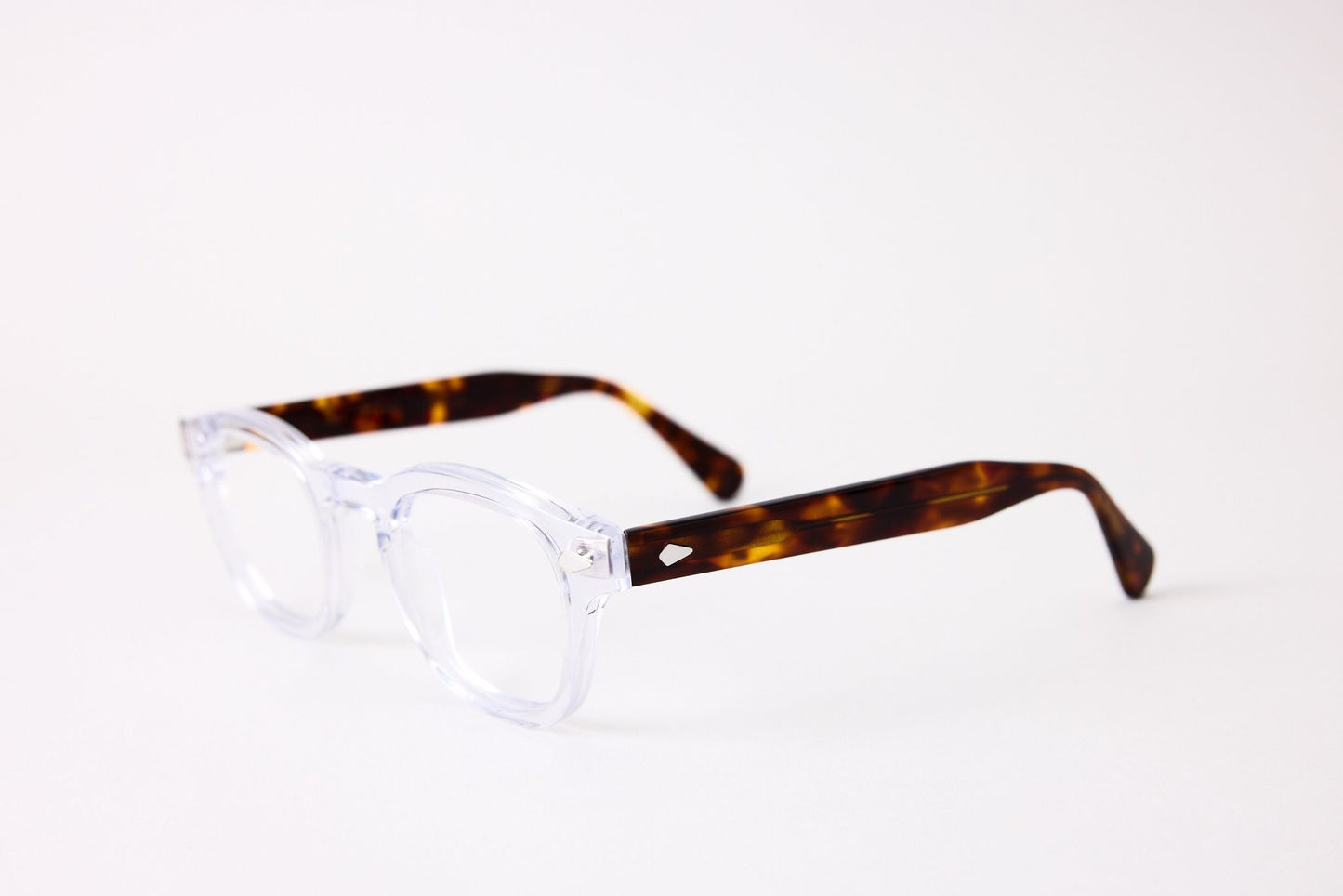 Small - New York Eye_rish, Causeway. Rx Prescription Lenses with Clear Frames and Dark Tortoise Temples