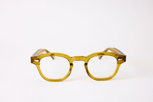 Small - New York Eye_rish, Causeway. Rx Prescription Lenses with Caramel Frames