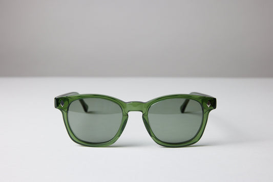 NEW YORK EYERISH, Castlerock. Bottle Green Frame with G24 Green Lenses